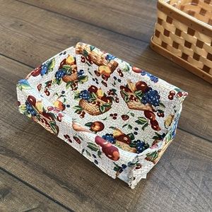 Longaberger Napkin Holder Cloth Insert